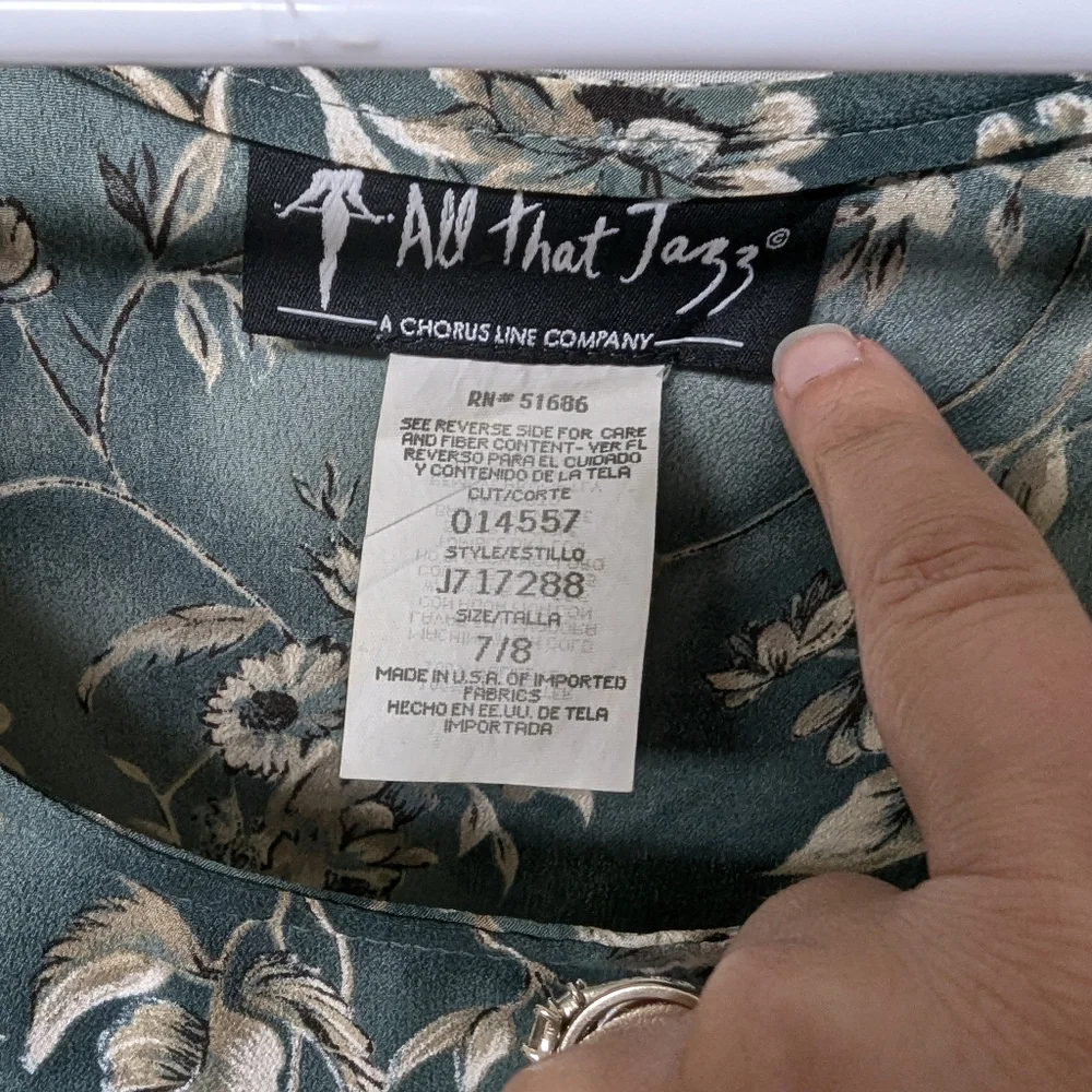 Vintage 90's All That Jazz maxi dress with tie back - Picture 6 of 7